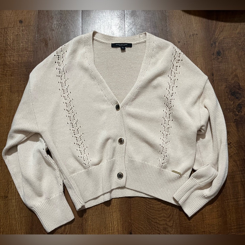 Marc New York Cream Knit Cardigan size XL